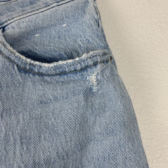 Abercrombie & Fitch Criss Cross Jeans I 25/0R I The Dad High Rise I Curve Love - Picture 3 of 11